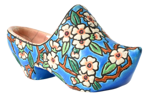 French Pottery Shoe from Longwy, 1930s