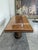 Modernist Table in Rosewood and Brass For Sale - Image 4 of 9