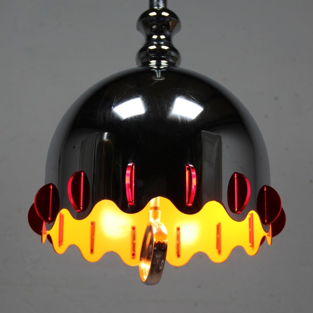 1960s Vintage Extendable Pendant Lamp, 1960s For Sale - Image 5 of 6