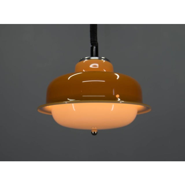 Guzzini Mid-Century Modern Adjustable Pendant by Guzzini for Meblo, Italy, 1970s For Sale - Image 4 of 9