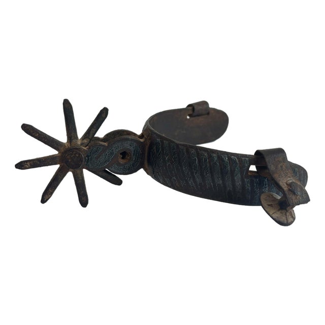 Antique Charro Cowboy Spur, Single For Sale