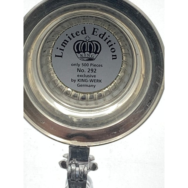 Early 20th Century Limited Edition King Werk Lord of Crystal Beer Stein For Sale - Image 4 of 9