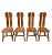 Brutalist Oak Dining Room Chairs from Kunstmeubelen de Puydt, Belgium, 1970s, Set of 6 For Sale - Image 13 of 16