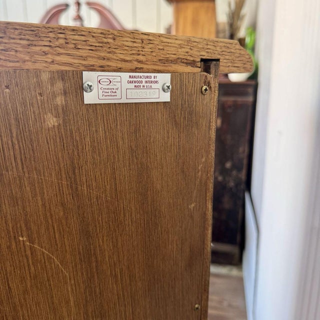Vintage Oak Lingerie Chest of Drawers- Oakwood Interiors Versailles Collection For Sale - Image 12 of 12