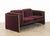 Textile Two-Seater Sofa in Burgundy Velvet by Mario Bellini for Cassina, 1970s For Sale - Image 7 of 16