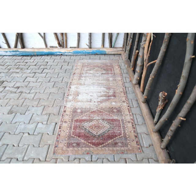 1960s Vintage Turkish Nomadic Wool Runner-2′7'×6′7″ For Sale - Image 4 of 11