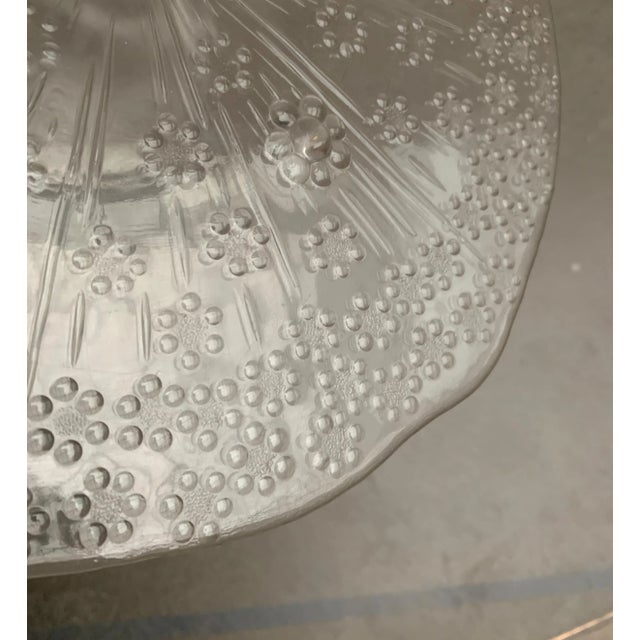 Vintage Scandinavian Glass Cake Plate Stand For Sale - Image 8 of 18