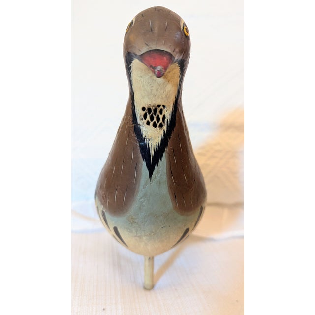 Metal Antique 19th Century French Shop Sign With Painted Metal Partridge For Sale - Image 7 of 18