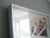 Vintage Aluminum Square Mirror For Sale - Image 6 of 8