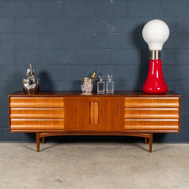 Vintage English Teak Sideboard from Elliots of Newbury, 1960 For Sale - Image 3 of 18