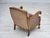 Vintage Danish Chair in Woven Wool and Velour, 1940s For Sale - Image 18 of 18