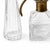 Glass and Crystal Mug and Threee Bottles by Atlantis and Topaz, Set of 4 For Sale - Image 3 of 6