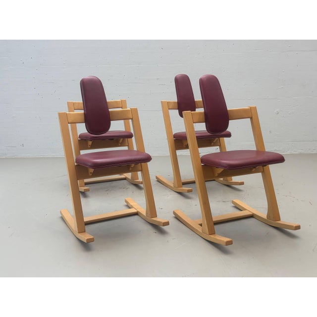 The iconic pendulum balans chair, designed in 1983 by peter opsvik for stokke, norway. An exceptional piece of...