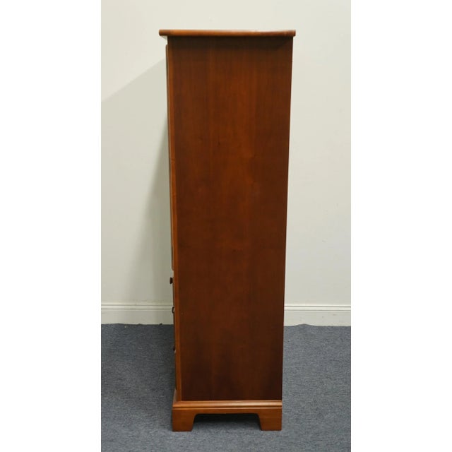 Stanley Furniture Cherry Rustic Country French 40" Clothing / Media Door Chest 21913-70012 For Sale - Image 10 of 13