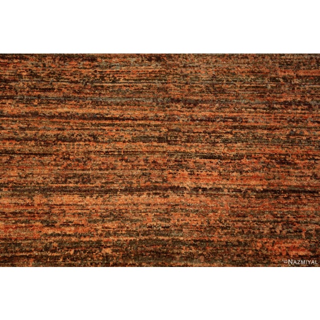 Modern Abstract Transitional Wabi Sabi Rug For Sale - Image 4 of 7