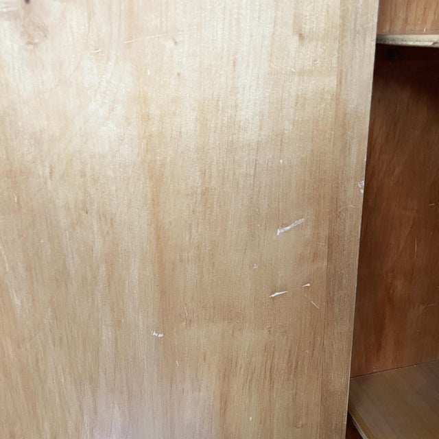 Wood Mid-Century Modern Italian Wooden Bar Cabinet, 1950s For Sale - Image 7 of 14