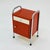 Bauhaus Nightstand with Drawer in Red and White, 1970s For Sale - Image 5 of 11