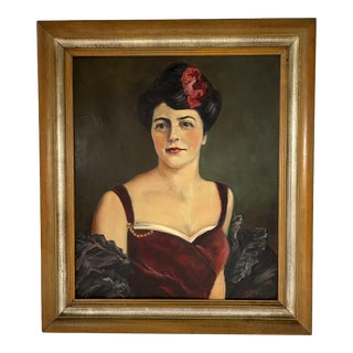 Early 20th Century Portrait of Hortense Meyer by P. Field For Sale