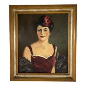 Early 20th Century Portrait of Hortense Meyer by P. Field