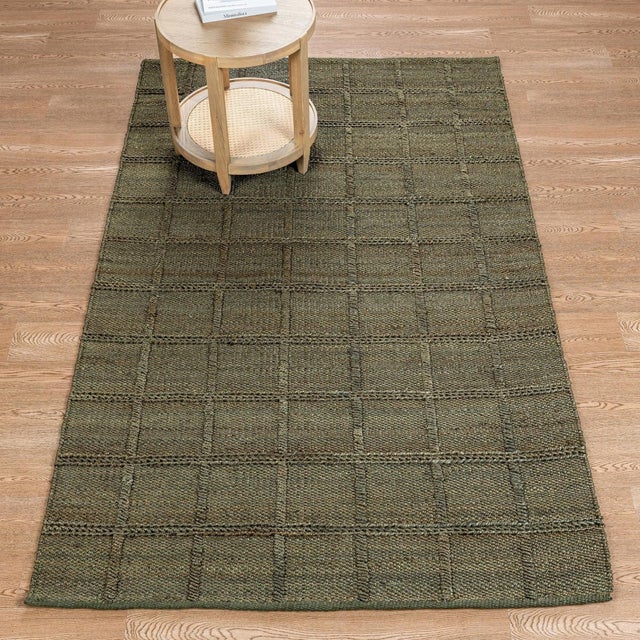 2020s Tally Jute Olive Rug - 2 X 3 For Sale - Image 5 of 5