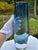 Blue Orrefors Kraka No. 322 Vase by Sven Palmqvist, 1950s Swedish Art Glass For Sale - Image 8 of 12