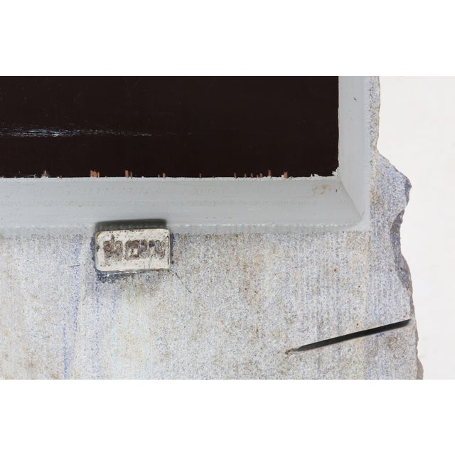 Blue Sculptural Coffee Table in Marble and Stone by Pia Manu, 1970s For Sale - Image 8 of 10