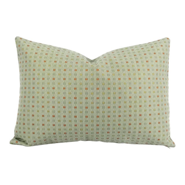 Kravet Check Out Poolside Lumbar Pillow Cover For Sale