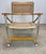 1970’s Mid Century Modern Rattan & Anodized Gold Aluminum Patio / Porch Chairs by Telescope For Sale In New York - Image 6 of 12