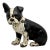 Hard 2 Find Vintage 1930s "Wedge" Type Cast Iron Boston Terrier Puppy Dog Doorstop by Spencer Guillford For Sale
