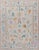 Modern Handknotted Oushak Rug in Cream with Electric Pink, Orange & Blue, 8' x 10' For Sale In San Antonio - Image 6 of 6