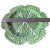 Shabby Chic Vintage 1960s Bordallo Pinheiro Green Cabbage Charger / Platter, 12", Portugal For Sale - Image 3 of 5
