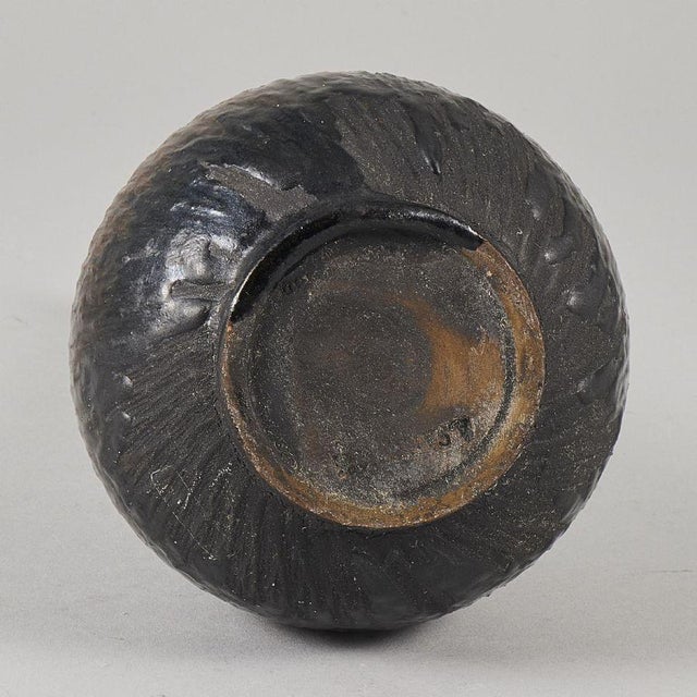 Scandinavian Modern Tulip Vase in Ceramic from Arne Säfström, 1890s, Set of 2 For Sale - Image 5 of 6