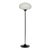 Stemlite Floor Lamp by Designline in Grossy White, Mid-Century Retro Style For Sale