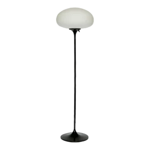 Stemlite Floor Lamp by Designline in Grossy White, Mid-Century Retro Style
