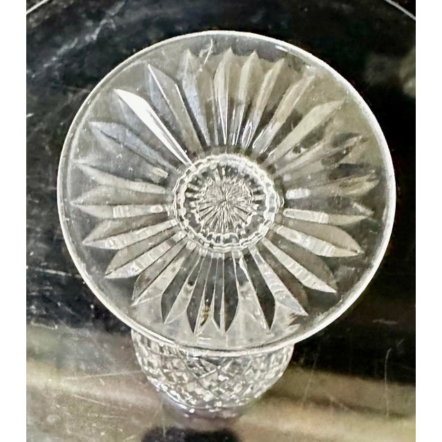 Glass Late 20th Century Atlantis Crystal Ships Decanter and 10 Wine Glasses Made in Portugal- Set of 10 For Sale - Image 7 of 10