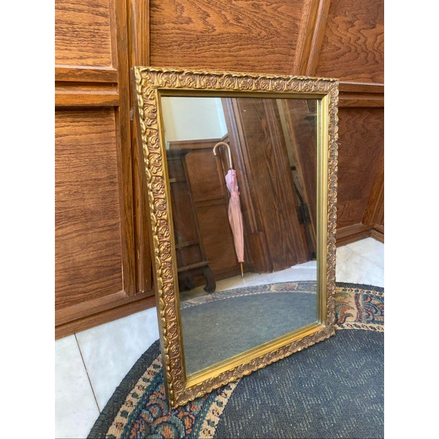 Vintage General Bathroom Prds. Corp. Ornate Gilded Gold Frame Medecine Cabinet For Sale In Pittsburgh - Image 6 of 9