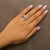 Early 21st Century .925 Sterling Silver 2.0 Cttw Lab Grown Diamond 3 Row Band Ring (F-G Color, VS1-VS2 Clarity) - Ring - Size 7 For Sale - Image 5 of 6