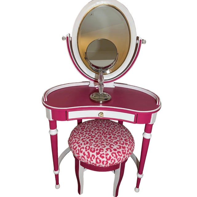 Inject a vibrant splash of maximalist glamour into your space with this stunning, fully refurbished, and completely hand-...