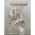 Neoclassical Grand Tour Plaster Roman Lion Pedestals, a Pair For Sale - Image 12 of 13
