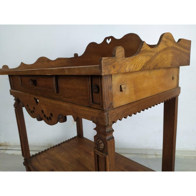 Rustic Folk Art Dressing Table, 1890s For Sale - Image 15 of 18