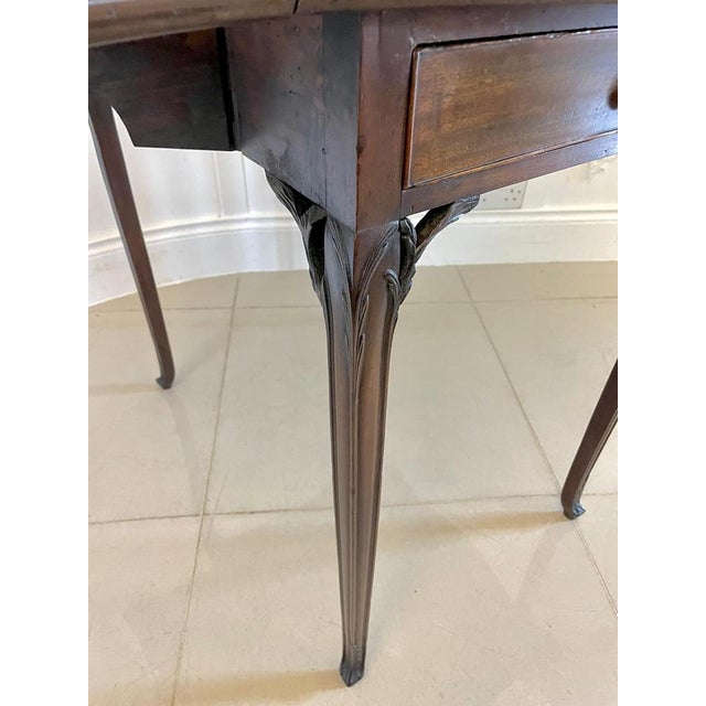 Antique George III Mahogany Inlaid Butterfly Pembroke Table, 1780 For Sale - Image 12 of 14