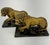 Pair of 1960s Lion Bookends on Faux Marble Bases For Sale - Image 12 of 12