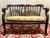 Exceptional early 20th-century S. Karpen & Bros. upholstered two-person settee, manufactured in Chicago with the firm’s...
