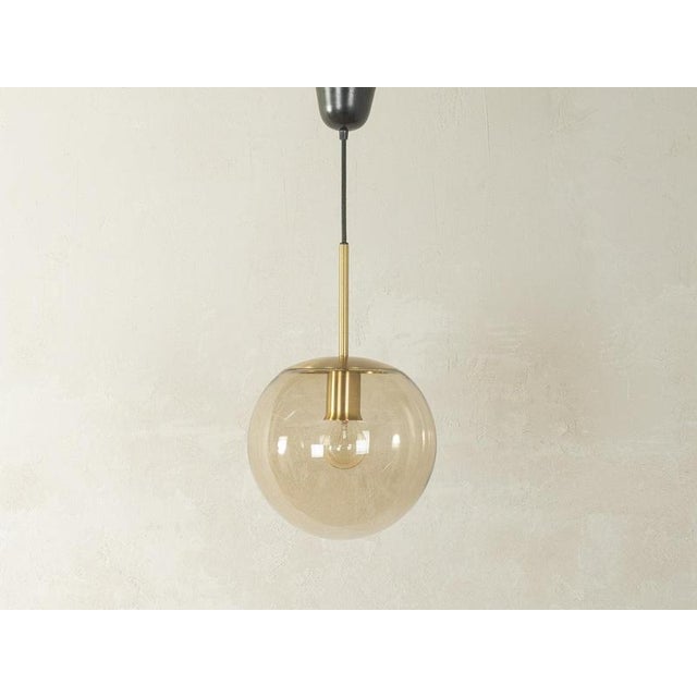 1950s Globe Ceiling Lamp, Peill & Putzler Depth: 26 cm Width: 26 cm Height: 26 cm This piece has been carefully cleaned...