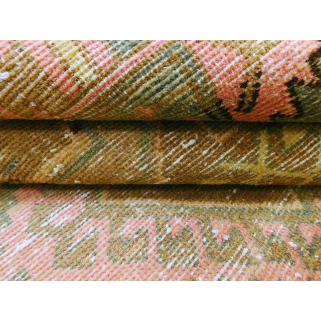 Distressed Vintage Persian Rug For Sale - Image 11 of 13