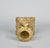 Antique French Solid Brass Repousse Floral Candlestick Holder For Sale - Image 4 of 6