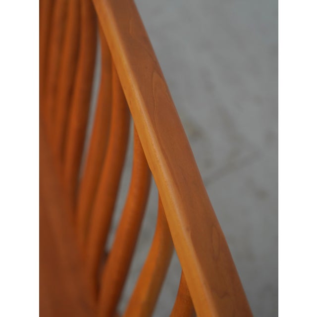 Windsor Style Hand Crafted Long Bench Settee For Sale - Image 13 of 18