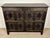 Impressive Spanish carved oak sideboard in Baroque style, featuring richly sculpted paneled doors with deep relief...