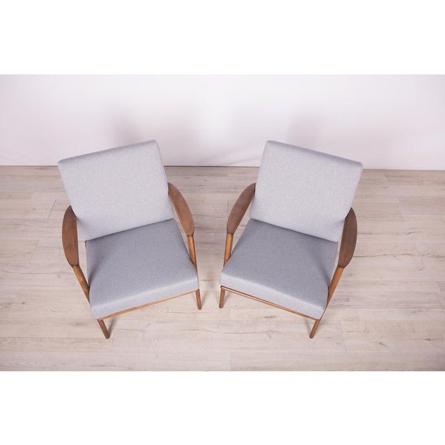 1960s Set of Model 300-139 Armchairs from Swarzędz Factory, 1960s For Sale - Image 5 of 18