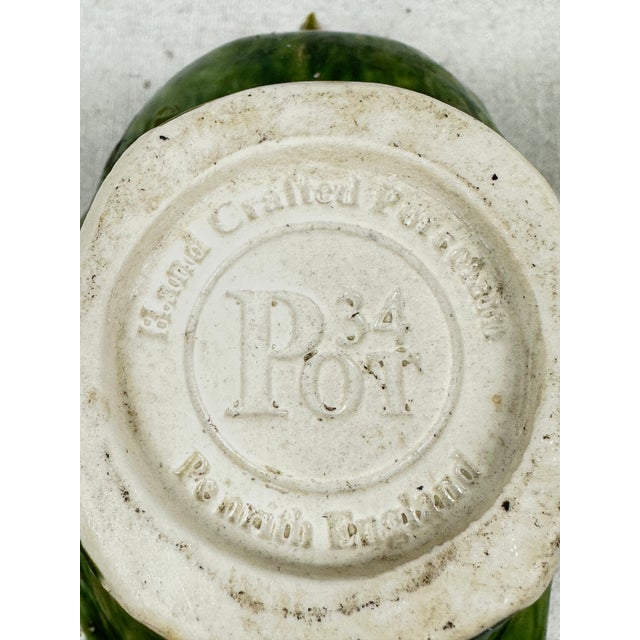 Vintage Green Glazed Bird Watering Jug For Sale In New Orleans - Image 6 of 11